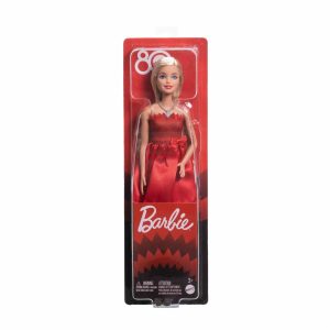 Muñeca Barbie 8° Aniversario MATTEL Color Rojo