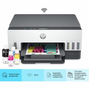 Impresora Multifunción Smart Tank 670 HP Inalámbrica