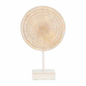 Adorno Esfera Base Beige FREE HOME Mediano