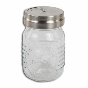 Frasco De Vidrio Con Tapa Metálica Para Especias OLD FASHIONED Unidad