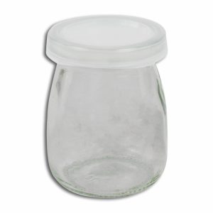 Frasco De Vidrio Para Yogurt Con Tapa Plástica OLD FASHIONED Unidad