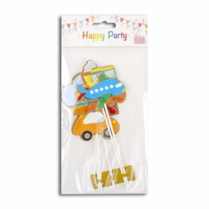 Accesorios Para Pastel Diseño Transporte PARTY Unidad