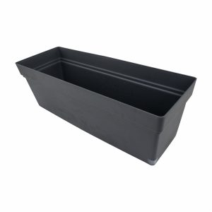 Maceta Rectangular Color Gris LPS 50×14.4Cm