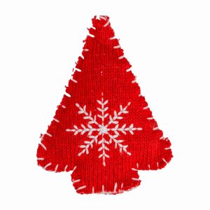 Adorno Navideño Colgante Diseño Árbol Rojo JOY Unidad