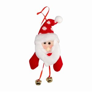 Adorno Navideño Diseño Santa Con Colección Rojo Y  Blanco JOY Unidad