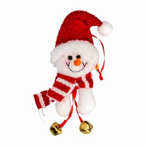 Adorno Navideño Diseño Santa Con Campana Colección Rojo Y  Blanco JOY Unidad