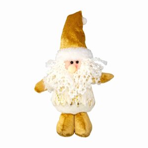 Adorno Navideño Diseño Papa Noel Colección Dorada JOY Unidad