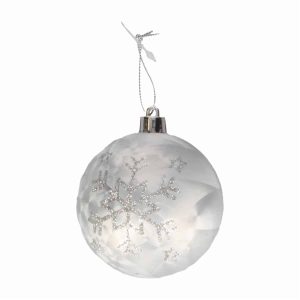 Esfera Navideña Color Plata JOY Unidad