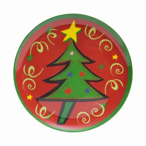 Plato Navideño Colección Árbol JOY 20,32 Cm