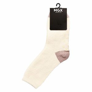 Medias Babucha Punta Y Talón Color MGX BASIC Talla  9-11