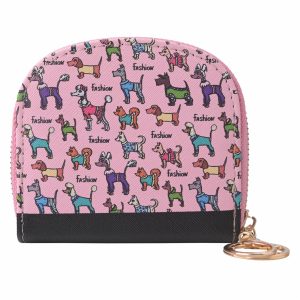 Monedero Estampado Perro Con Cierre XIONGDI WALLET Talla Única