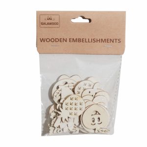 Figuras De Madera Para Manualidades BABY CRAFT 20 Piezas
