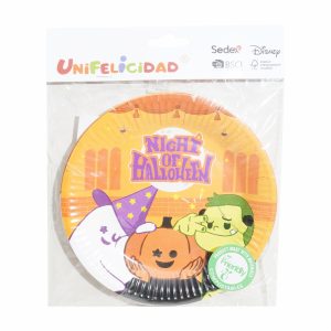 Plato Halloween UNIFELICIDAD 10 Uds