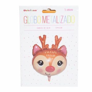 Globo Metalizado Reno UNIFELICIDAD 70 Cm X 53 Cm
