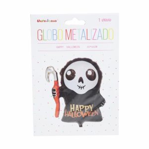 Globo Metalizado Calavera Halloween UNIFELICIDAD 65 Cm X 66 Cm