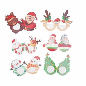 Gafas Decorativas Navidad UNIFELICIDAD X 6 Uds