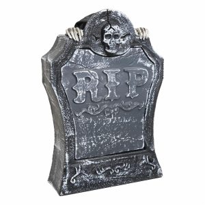 Adorno De Tumba Animada Con Luz Y Sonido Con Baterías HALLOWEEN Pequeño