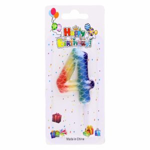 Velas De Colores WANGQIANG PARTY N°4