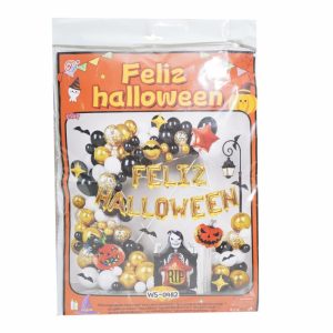 Globos Halloween Set JASON BALLOONS 5 Piezas