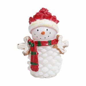 Vela Decorativa Snowman JOY Pequeño