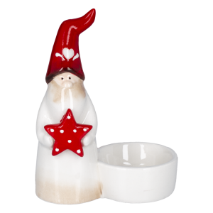 Adorno Navideño Candelabro Santa JOY 1 Pieza