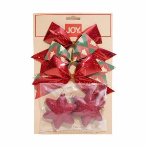 Adornos Navideños Bronce Surtidos JOY 15,5 X 24 Cm