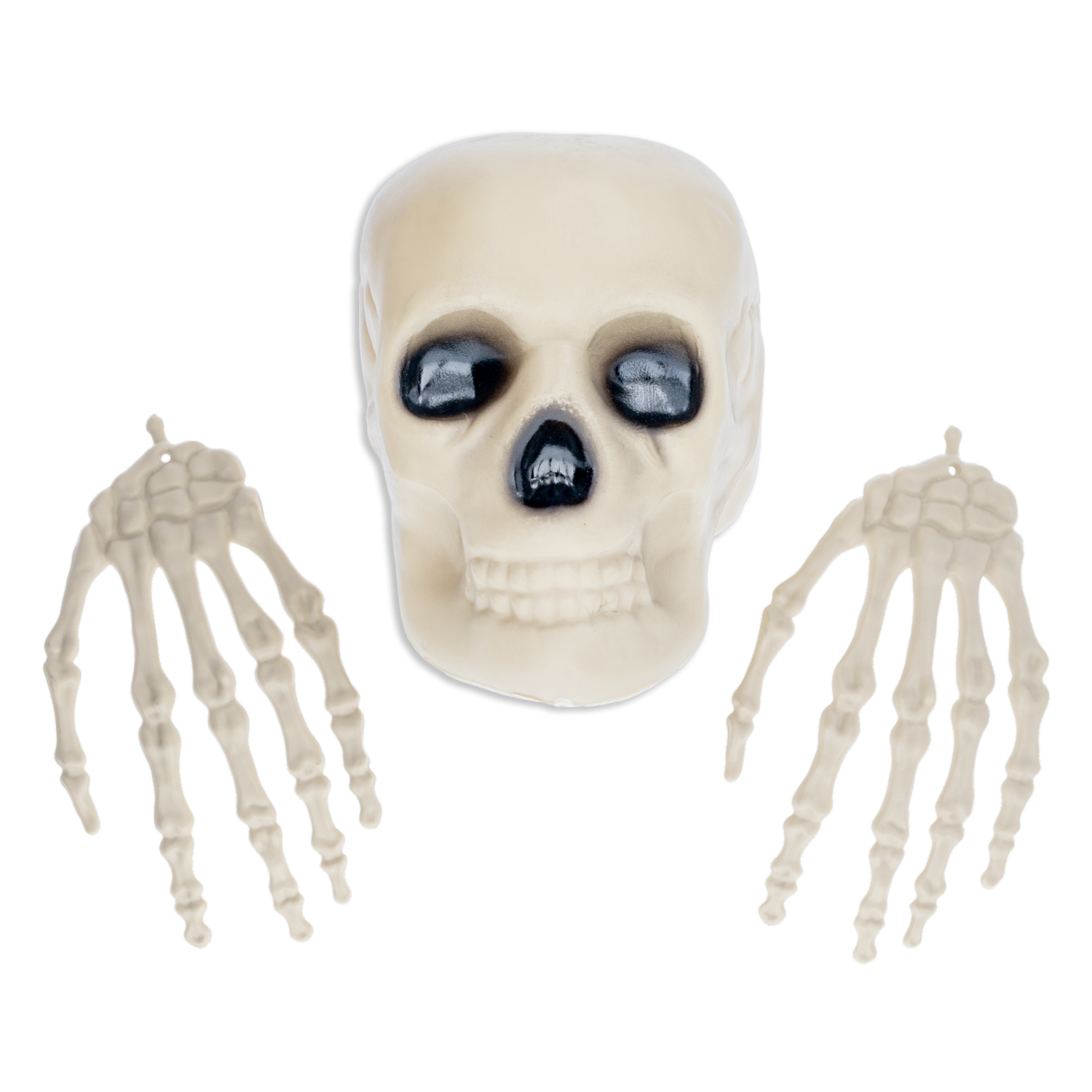 Set Halloween Manos De Calavera Y Cráneo FREE HOME 3 Piezas - Imagen 4