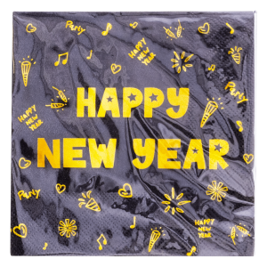 Servilletas Diseño Happy New Year Set FREE HOME X 16 Uds
