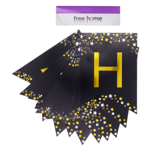 Banderín Felíz Año Nuevo FREE HOME 14 X 20 Cm