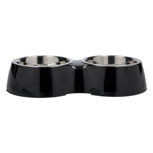 Plato Para Mascota Doble De Melamina Antideslizante Plain Doble KUMAR Unidad
