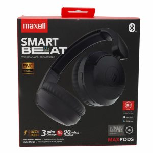 Audífonos Max Pods Smart Beat Con Diadema MAXELL Inalámbricos