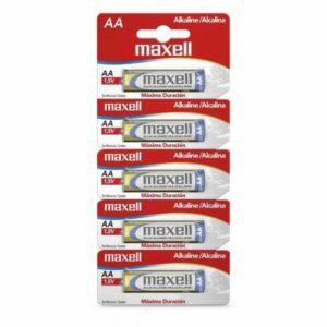Pila Alcalina AA MAXELL X 5 Uds