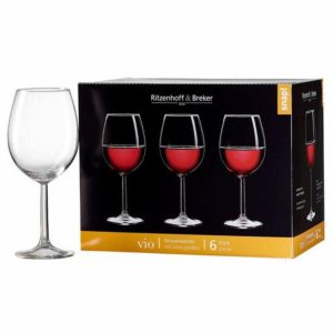 Set De Copas Para Vino Tinto Capacidad De 430Ml RITZENHOFF & BREKER X 6 Uds