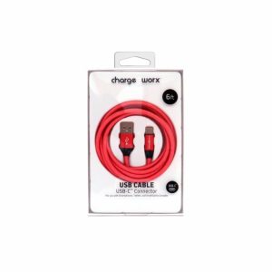Cable De Carga Tipo C A Tipo C CHARGE WORX 6 Ft