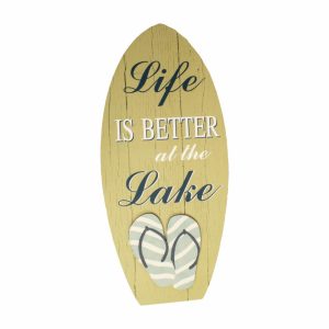 Placa Decorativa Diseño Lago ANNIE’S GARDEN 1 Pieza