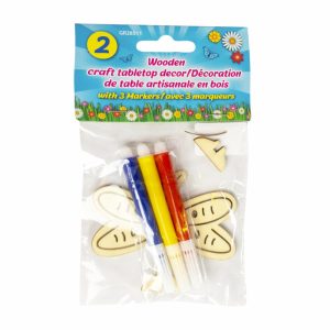 Manualidad De Madera Para Decoración ANNIE’S GARDEN X 2 Uds