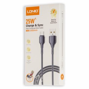 Cable De Carga Y Datos Ls852 Tipo C 2Mts LDNIO 25 W