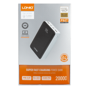 Power Bank Pq 27 Turbo 20000 Mah LDNIO 65 W