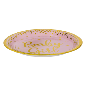 Plato Diseño Baby Girl IMPORTADORA CUMPLEAÑOS 18 Cm