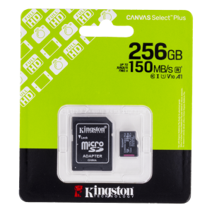 Micro Sd 256Gb Canvas Select Plus KINGSTON 3ra Generación