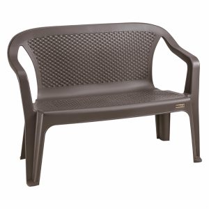 Silla Eterna Doble Wengue RIMAX Con Brazos