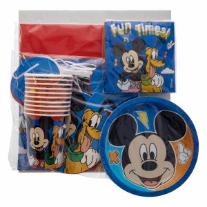 Set De Mesa Para Cumpleaños Diseño Mickey DISNEY 10 Personas