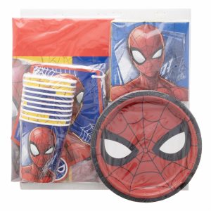 Set De Mesa Para Cumpleaños Diseño Spiderman DISNEY 10 Personas