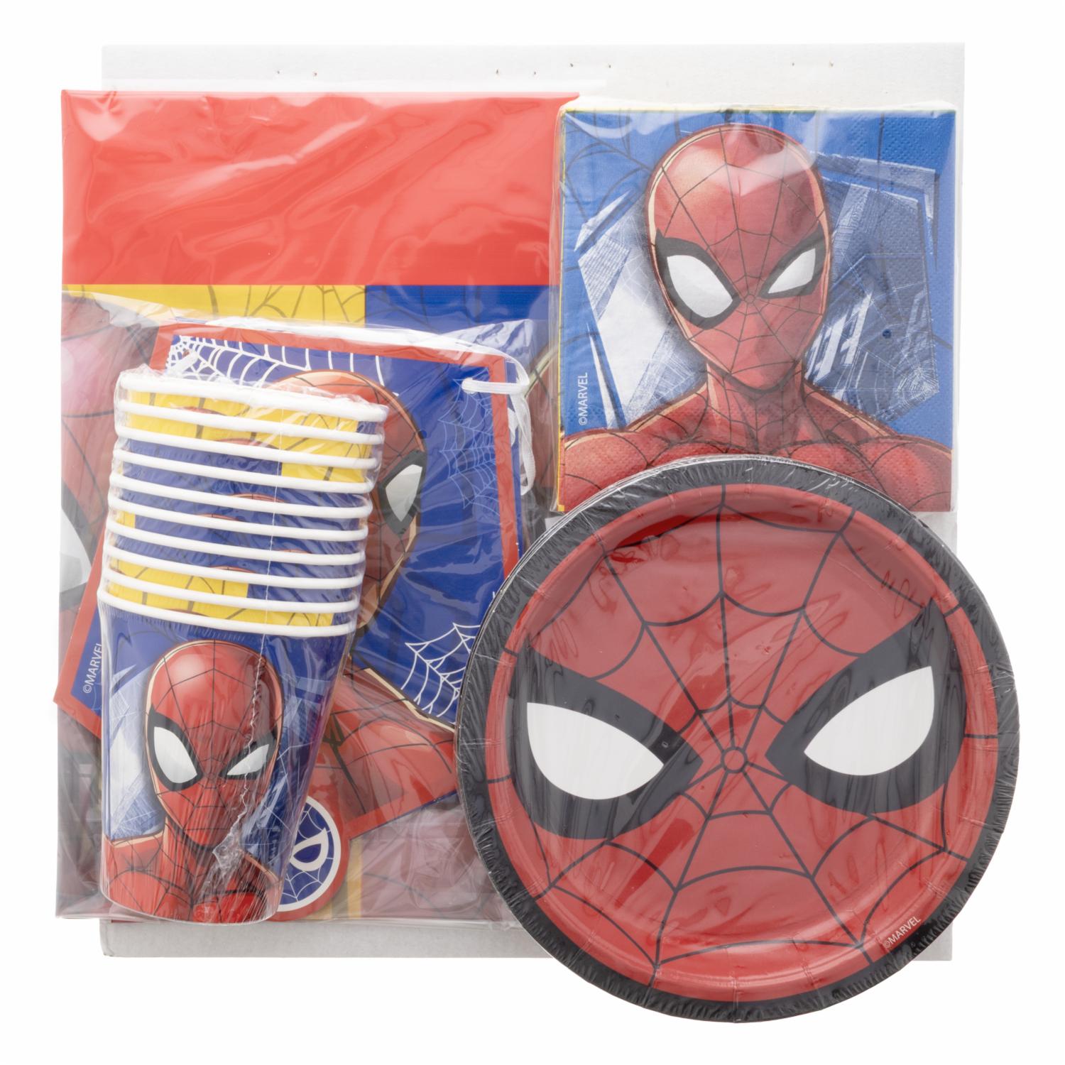 Set De Mesa Para Cumpleaños Diseño Spiderman DISNEY 10 Personas