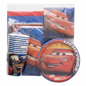 Set De Mesa Para Cumpleaños Diseño Cars DISNEY 10 Personas