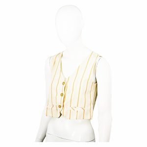 Chaleco A Rayas Abierto SERAFINA