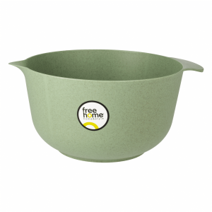 Bowl Batidor Con Vertedor Verde Areia FREE HOME 3 Litros