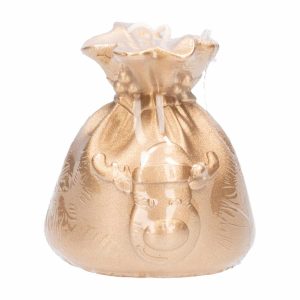 Vela Navideña Regalo Reno Dorado MONICANDLES Unidad