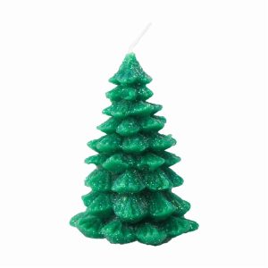 Vela Figura Árbol Navidad Escar Verde LAVEL 9 X 7 Cm