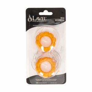 Vela Figura Calabaza Halloween LAVEL X 2 Uds